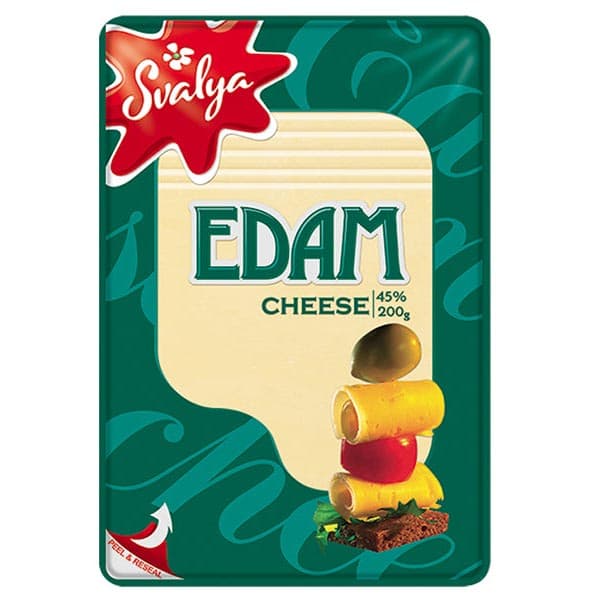 Edam Sliced Cheese 45%