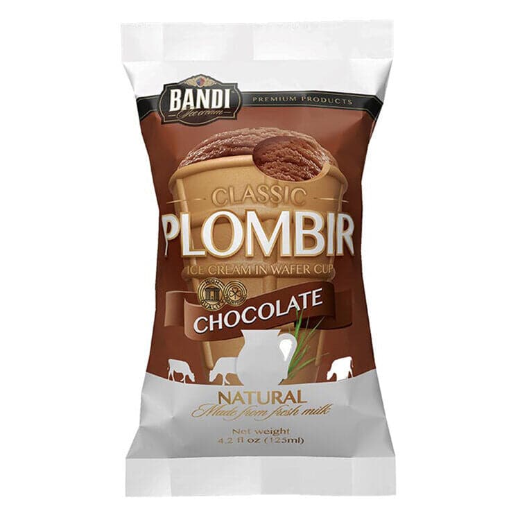 Bandi Chocolate Plombir Wafer Cup