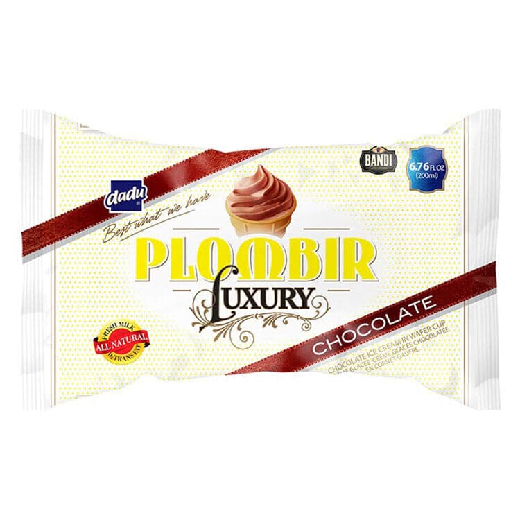 DADU Chocolate Plombir Wafer Cup