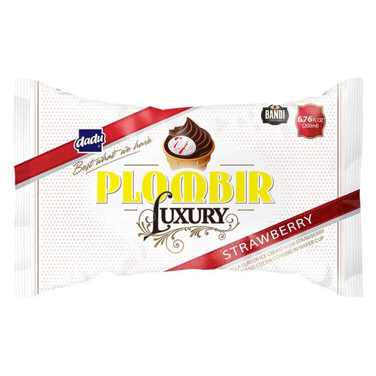 DADU Strawberry Glazed Plombir