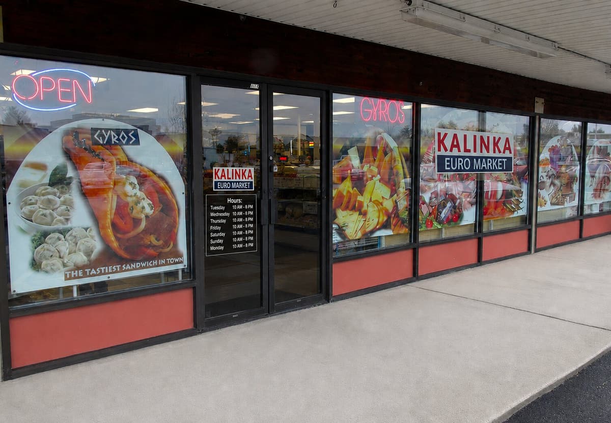 Kalinka Euro Market storefront — 813 W Main St, Battle Ground WA